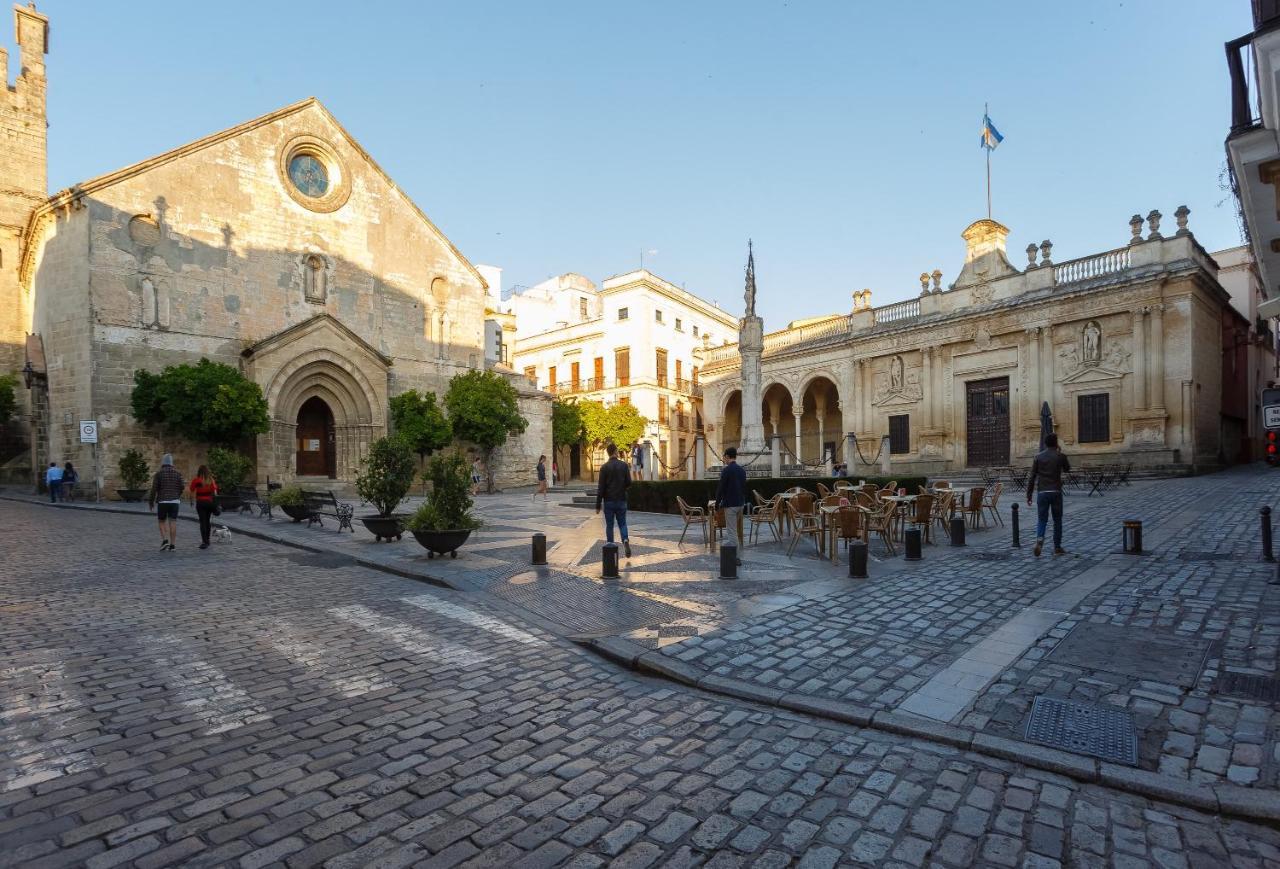 Semiloft Romantico Catedral Con Soleada Azotea Comunitaria Jerez de la Frontera Eksteriør billede