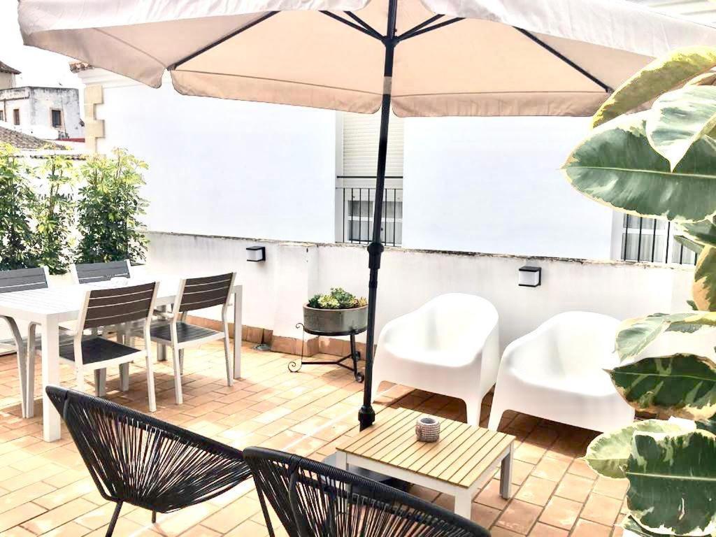 Semiloft Romantico Catedral Con Soleada Azotea Comunitaria Jerez de la Frontera Eksteriør billede